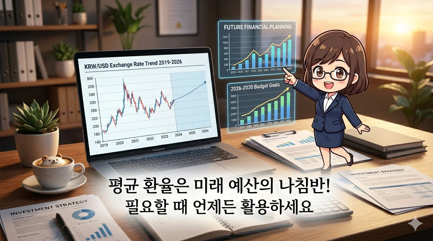 2019년~2026년 월별 평균 환율 조회, 하나은행 데이터 기반 완벽 가이드